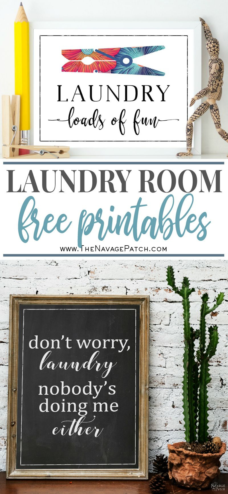 Free Printable Wall Art For Laundry Room - The Navage Patch pertaining to Laundry Room Printables Free