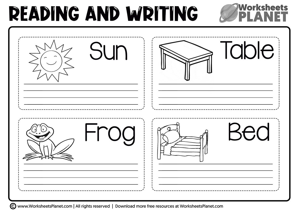 Free Printable Worksheets For Kindergarten throughout Printable Worksheets For Kindergarten