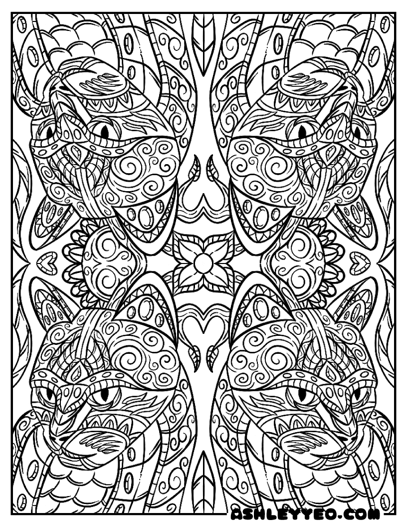 Free Spiritual Coloring Pages For Adults - Ashley Yeo pertaining to Free Printable Spiritual Coloring Pages