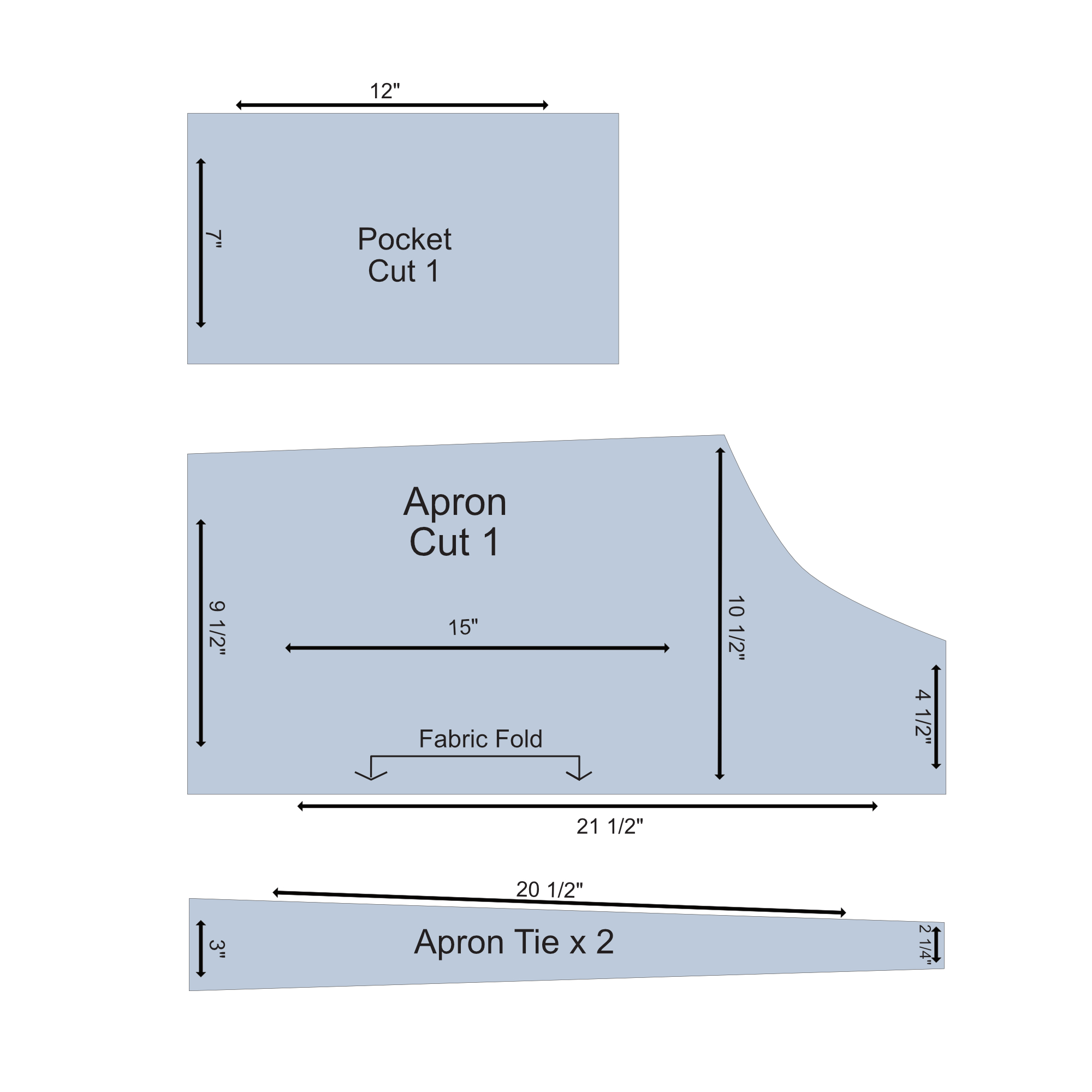 Free Tutorial! - How To Make A Child Size Cross Back Apron in Free Printable Cross Back Apron Pattern