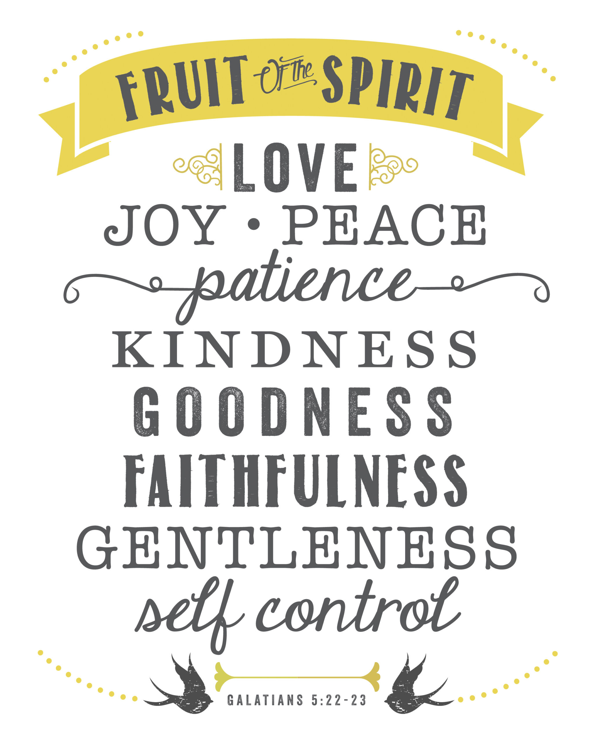 Fruit Of The Spirit Print - Sincerely, Sara D. | Home Decor &amp;amp; Diy with regard to Fruit of the Spirit Printable Free