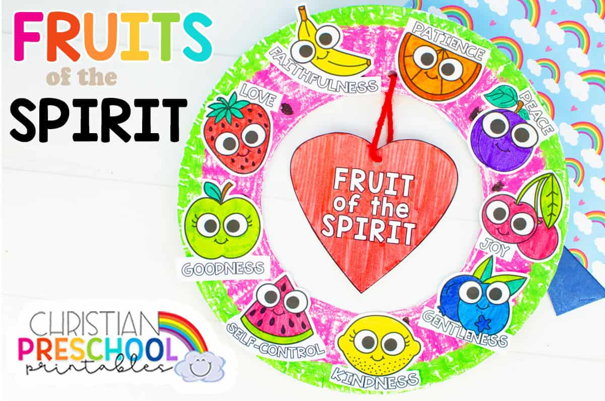 Fruit Of The Spirit Printables For Kids - Christian Preschool within Free Printable Fruit of the Spirit Crafts