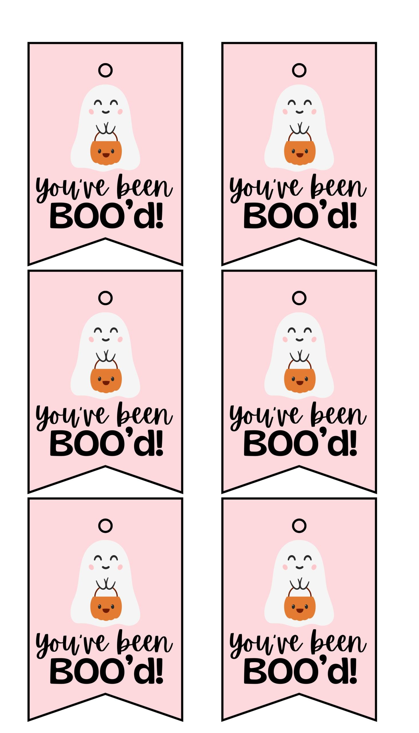 Fun &amp;amp; Easy Boo Basket Ideas (With Free Printable Gift Tag!) | The inside Boo Bag Tags Printable Free