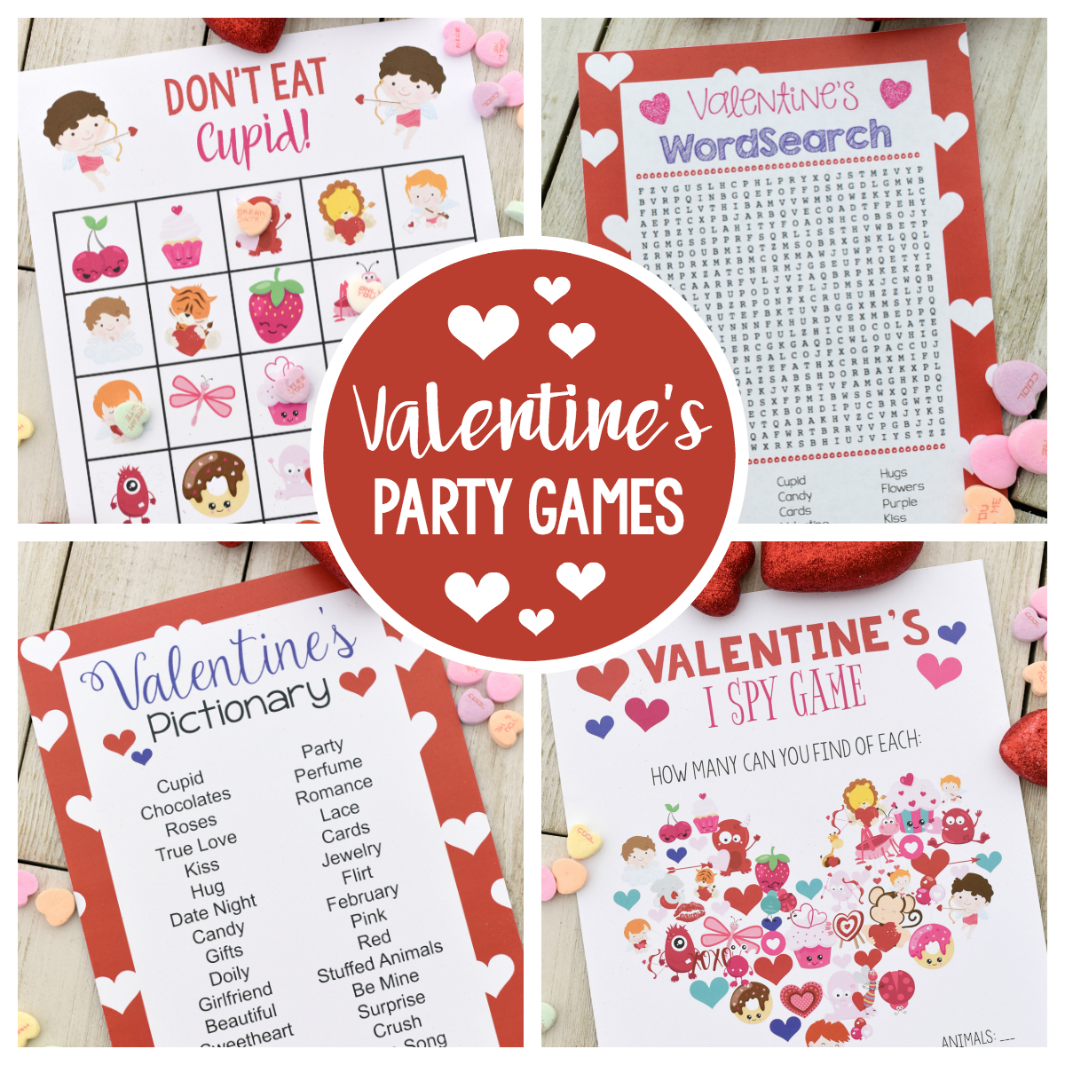 Fun Valentine Games To Print &amp;amp; Play – Fun-Squared throughout Free Printable Valentines Games