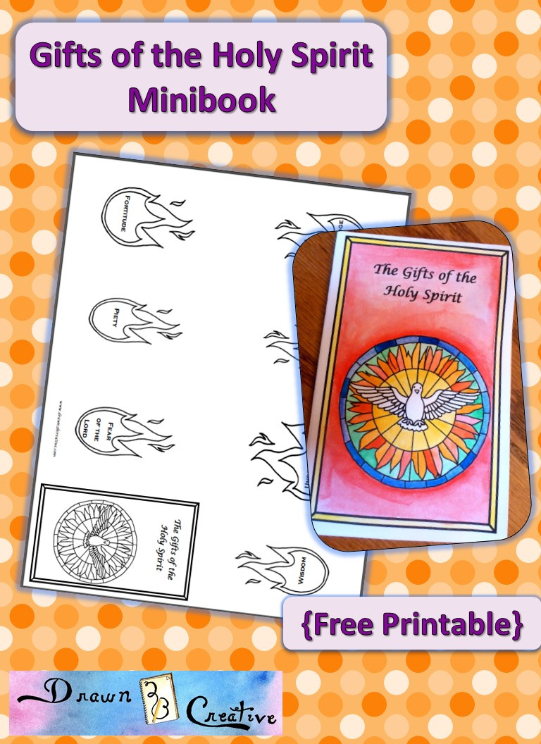 Gifts Of The Holy Spirit Minibook - Drawn2Bcreative in Free Printable Gifts of the Holy Spirit