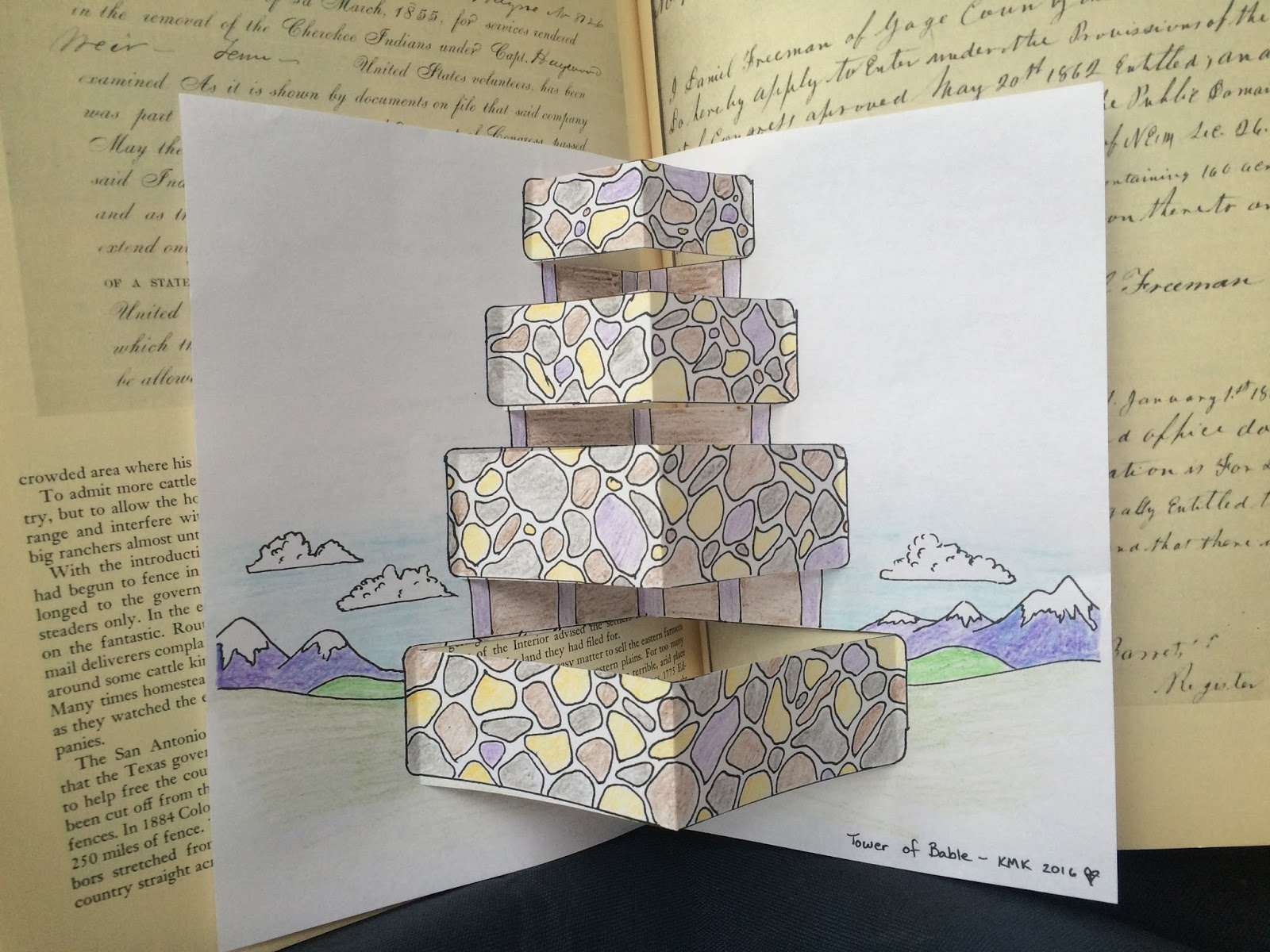 Grow Wild My Child: Babel&amp;#039;S Tower: Free Pop-Up Coloring Page Printable regarding Free Printable Tower of Babel Activities