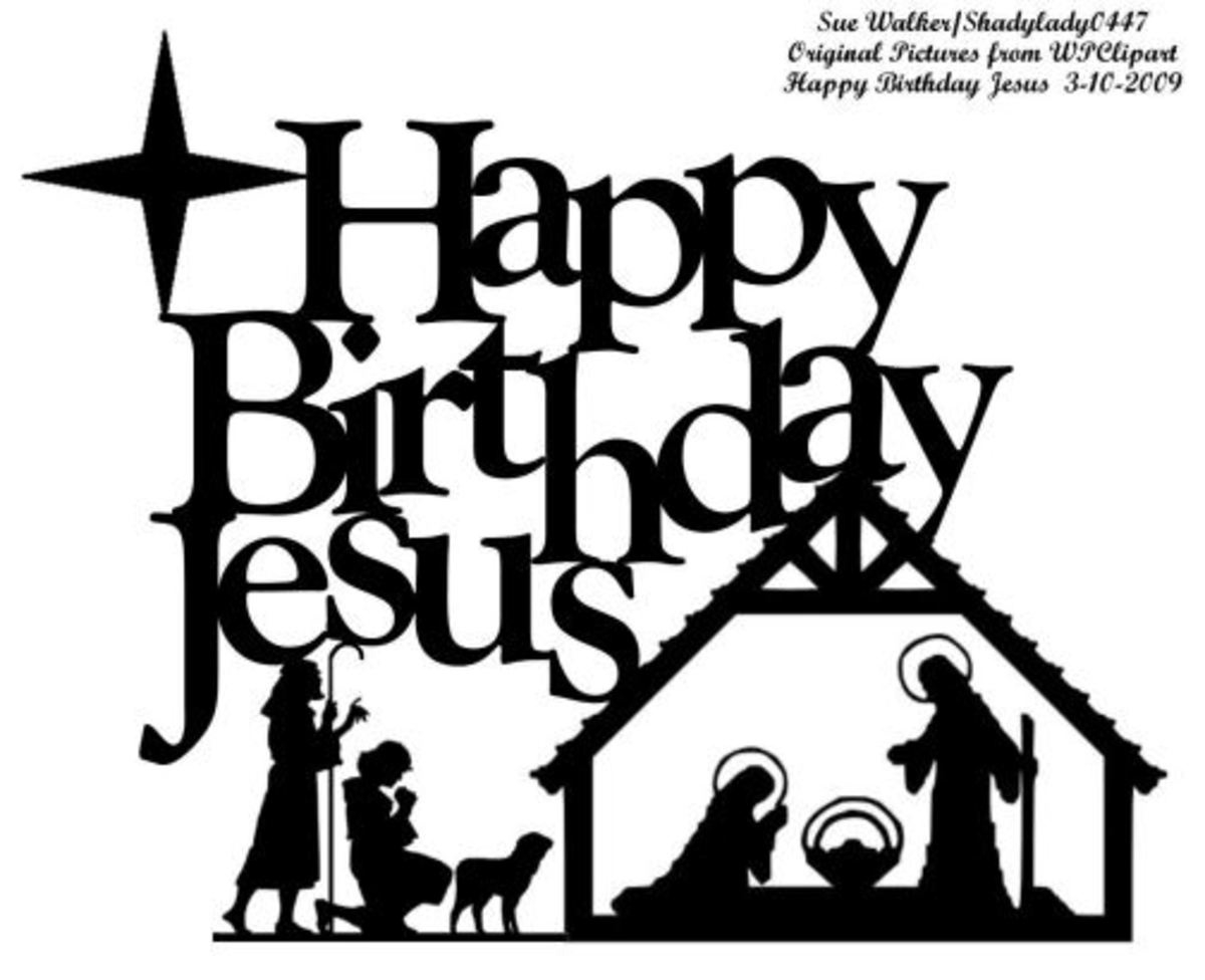 Happy Birthday Jesus Clip Art - Hubpages within Happy Birthday Jesus Printables