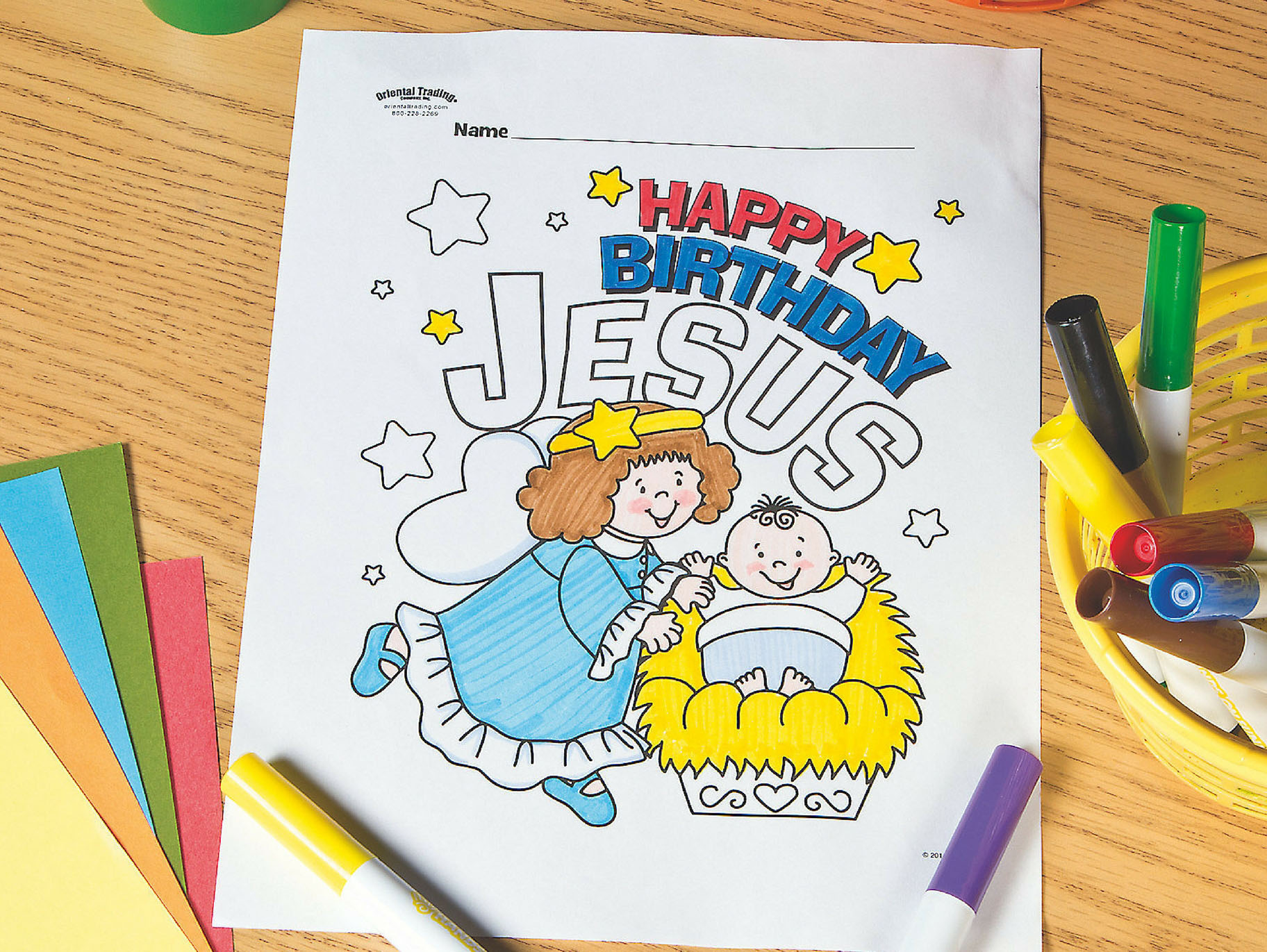 Happy Birthday Jesus Free Coloring Page | Fun365 with regard to Happy Birthday Jesus Printables