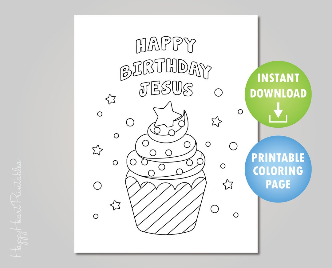 Happy Birthday Jesus Printables FREE Printable HQ