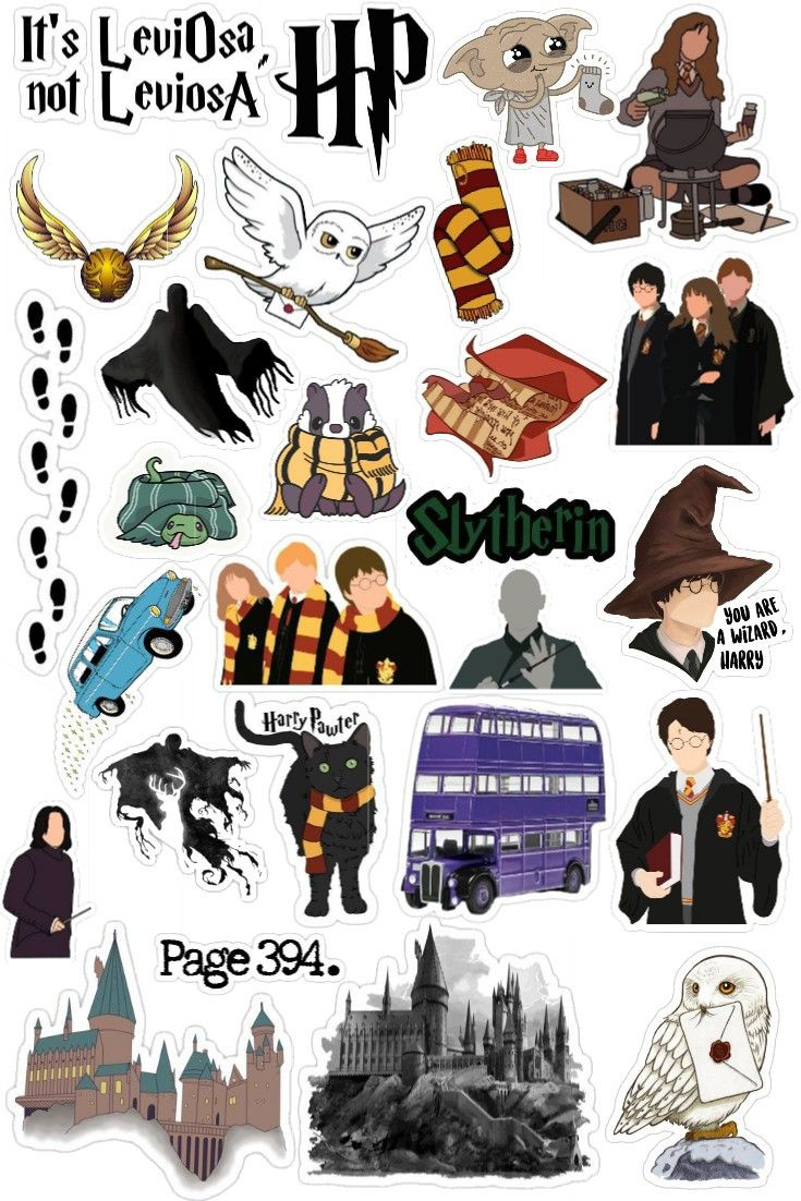 Harry Potter Printable Stickers 🤎 intended for Harry Potter Stickers Printable