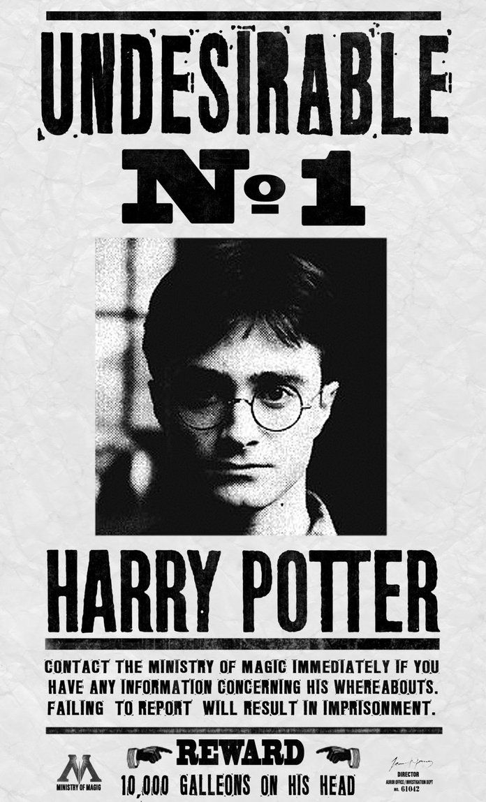 Harry Potter : Undesirable No 1Kem2000 On Deviantart throughout Free Printable Harry Potter Wanted Posters