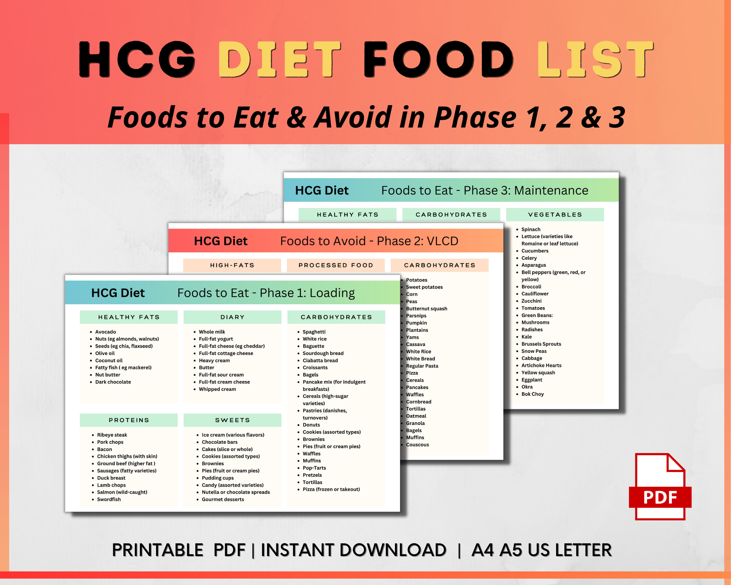 Hcg Diet Food List Pdf, Hcg Weight Loss, Printable Hcg Diet inside Hcg Diet Plan Menu Printable For Free