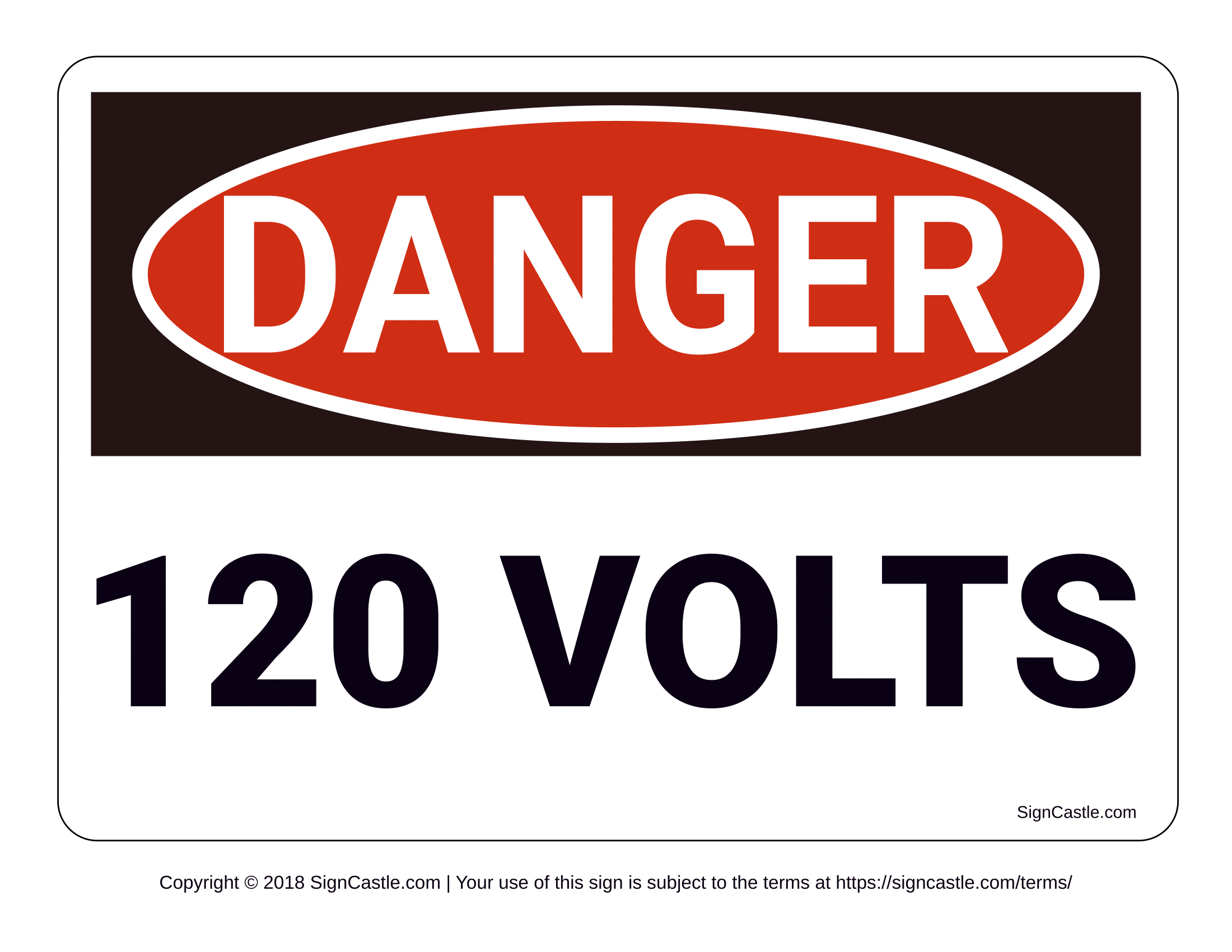 High Voltage Signs | Poster Template with Printable Danger High Voltage Sign