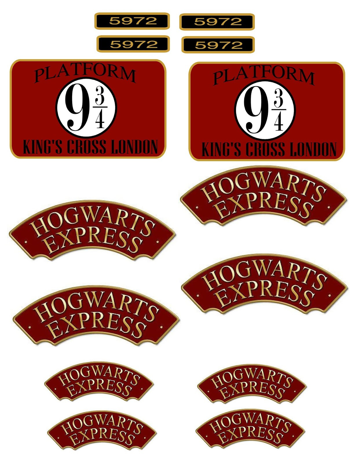 Hollyshome Family Life: Harry Potter&amp;#039;S Hogwarts Express Diorama within Hogwarts Express Printable Sign