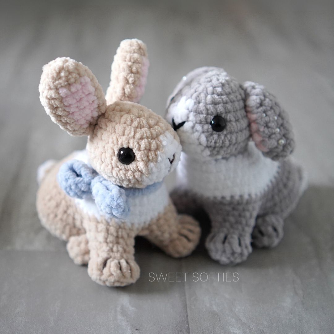 Honey Bunny The Realistic Rabbit · Amigurumi Crochet Pattern throughout Free Printable Crochet Bunny Pattern