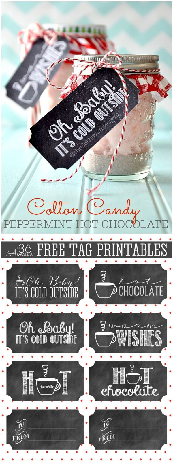Hot Chocolate And Gift Tag Printable for Free Printable Hot Chocolate Tags