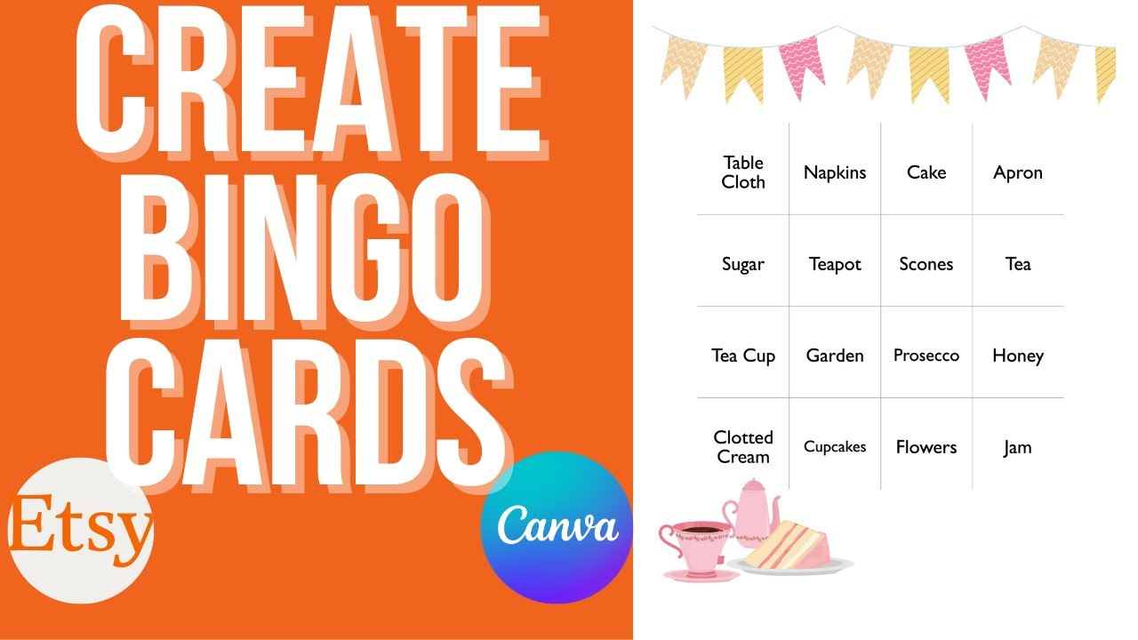 How To Create Bingo Cards In Canva in Making Bingo Cards with Pictures