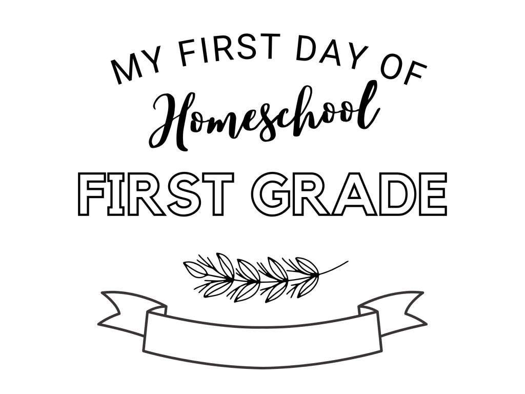 How To Take Your Own Adorable Back To School Photos - Free First pertaining to First Day Of Homeschool Printables