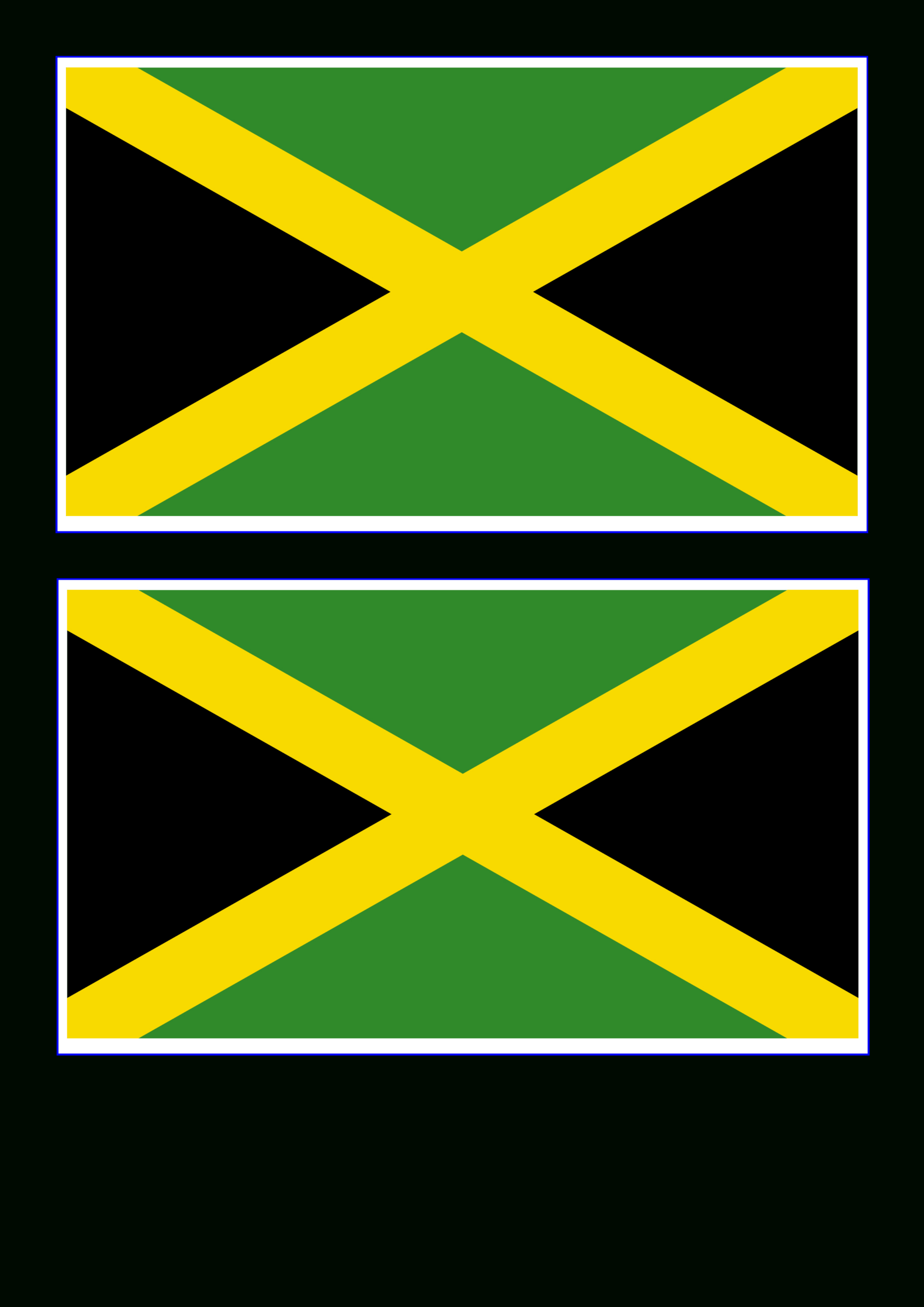 Jamaica Flag - Free Printable Jamaica Flag | Flag Printable, Flag regarding Flag Of Jamaica Printable