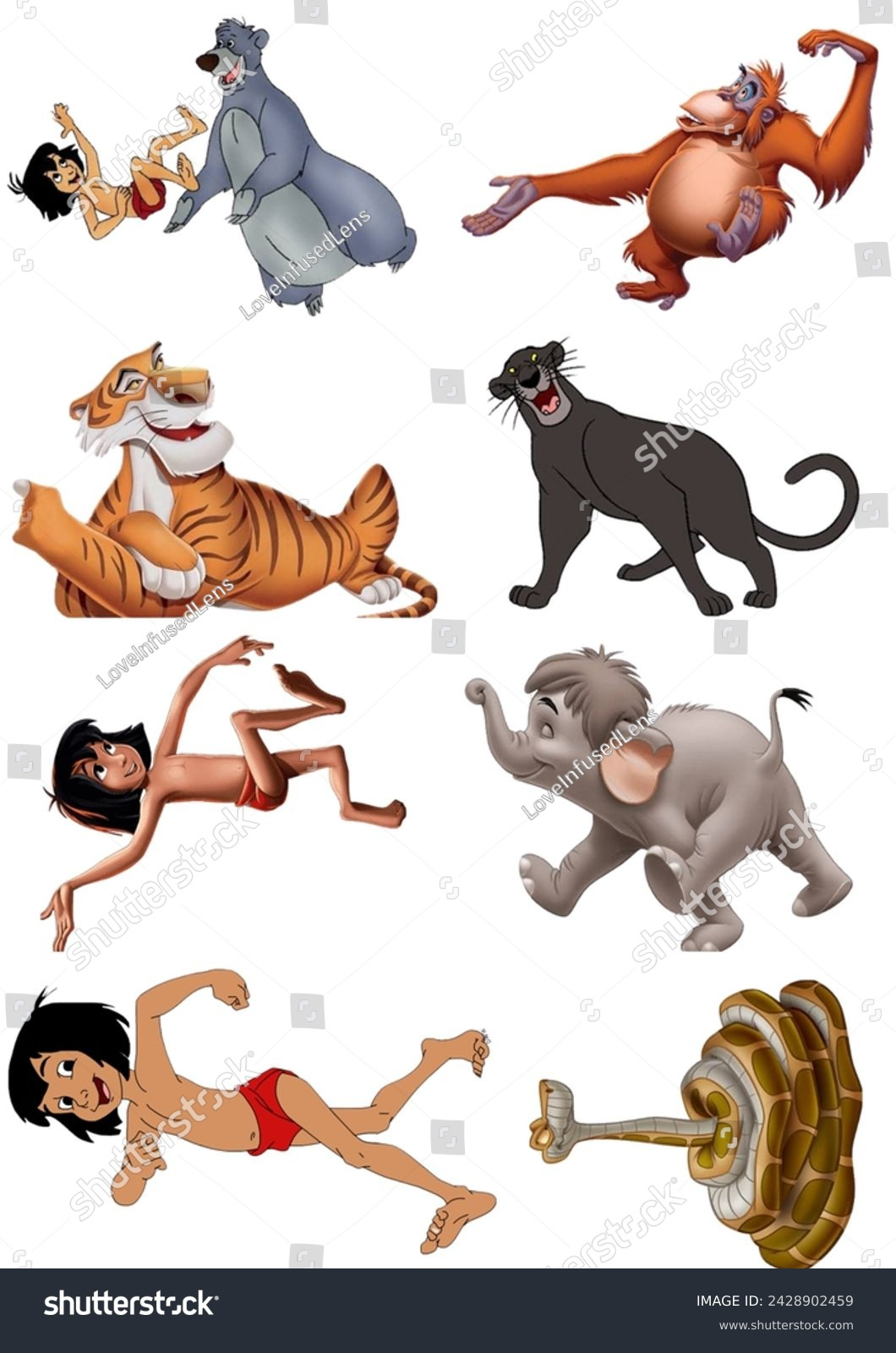 Jungle Book Illustration Photos And Images intended for Printable Jungle Book Characters