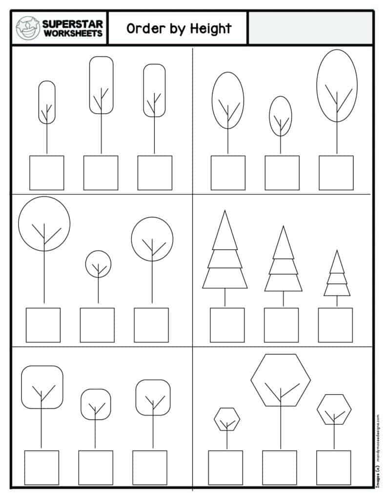 Kindergarten Measurement Worksheets - Superstar Worksheets with regard to Measuring Height Worksheet Printable