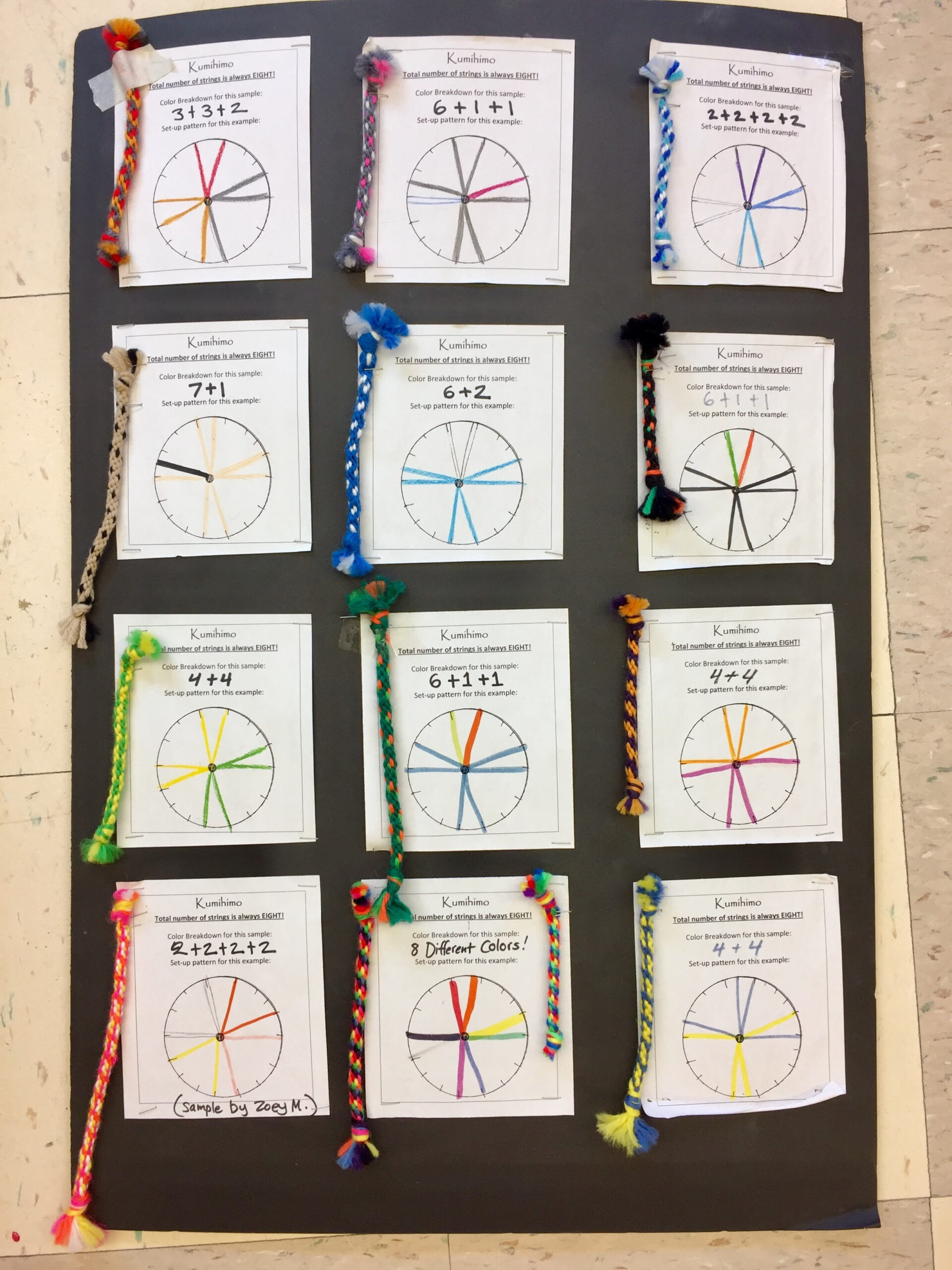 Kumihimo (Japanese Yarn Braiding) | Ms. Amsler&amp;#039;S Artroom pertaining to Printable Free 8 Strand Kumihimo Patterns