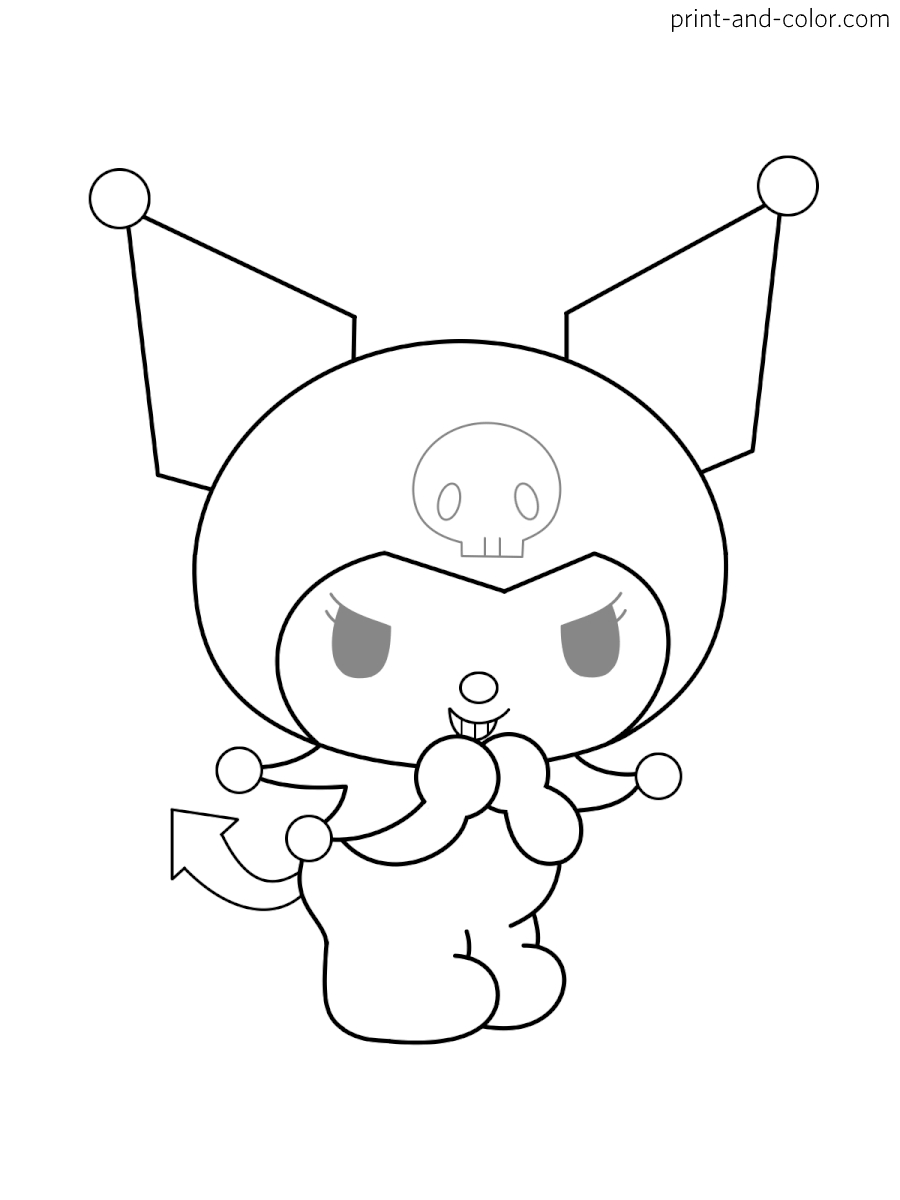 Kuromi Coloring Pages | Print And Color throughout Free Printable Kuromi Coloring Pages