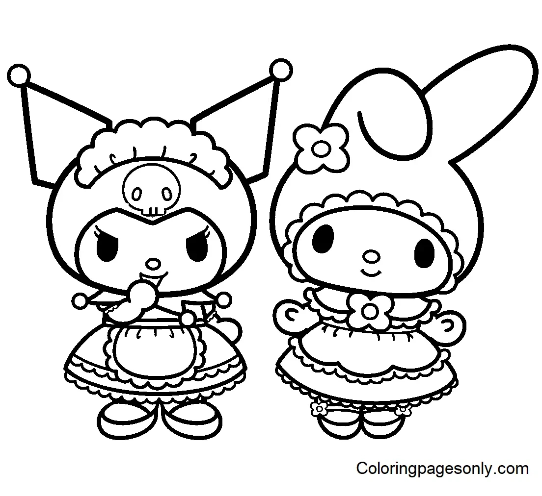 Kuromi Coloring Pages To Print - Free Printable Coloring Pages inside Free Printable Kuromi Coloring Pages