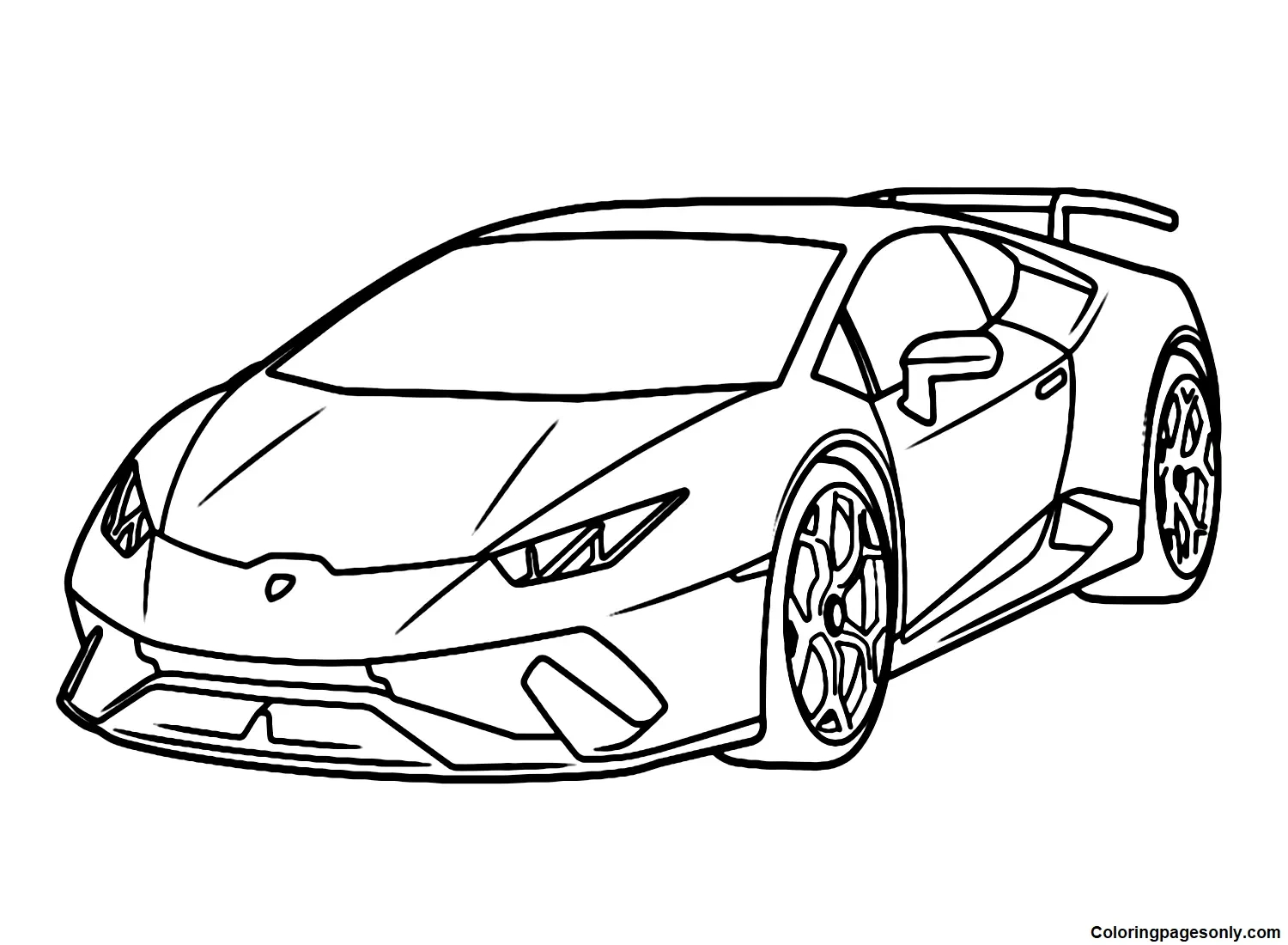 Lamborghini Coloring Pages To Print - Free Printable Coloring Pages within Free Printable Lamborghini Coloring Pages