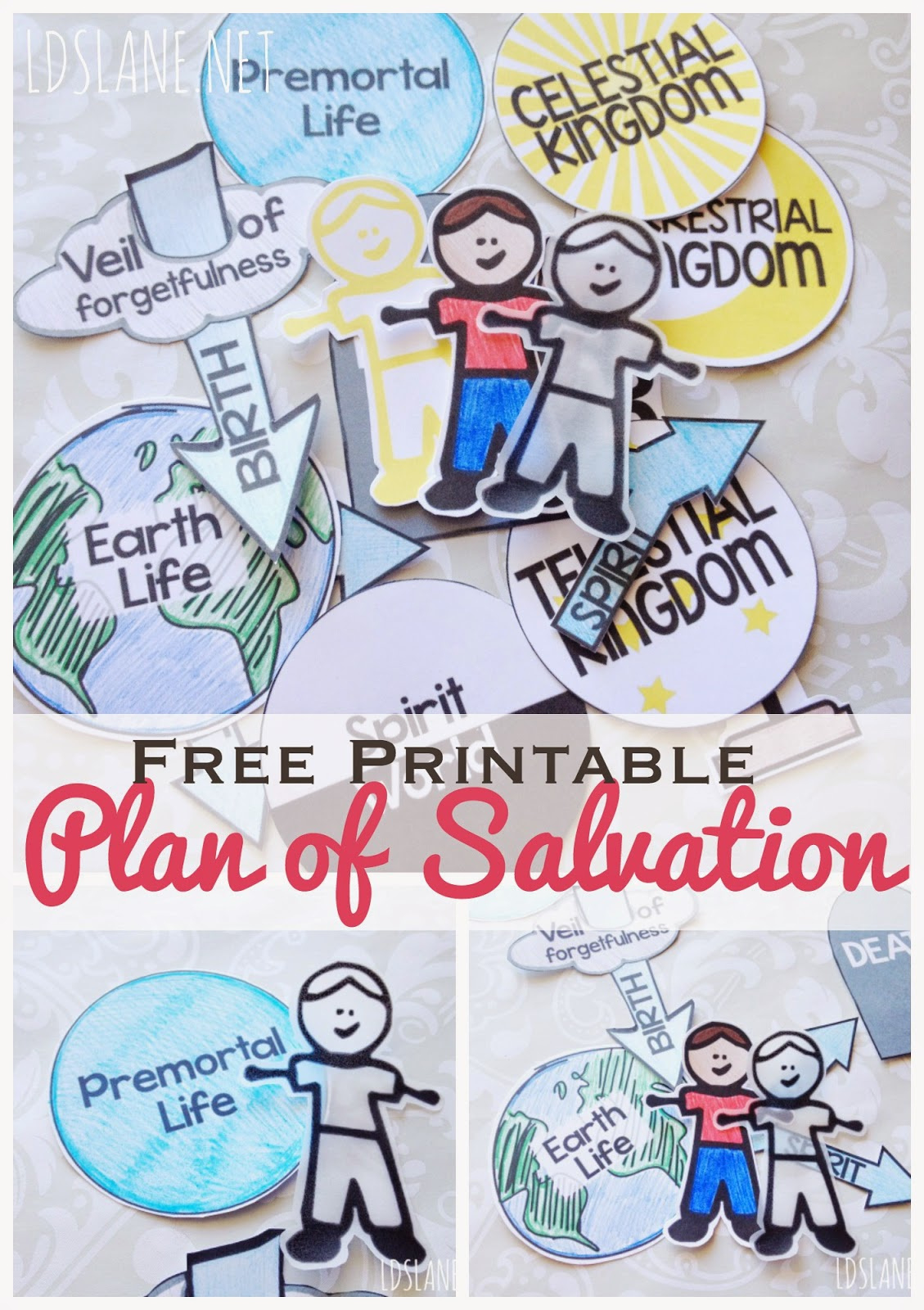 Latter Day Lane: Family Home Evening Series: Plan Of Salvation within Plan Of Salvation Printable Free