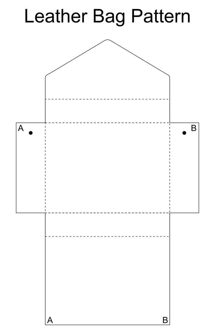 Leather Handbag Patterns - 14 Free Pdf Printables | Printablee for Free Printable Leather Templates