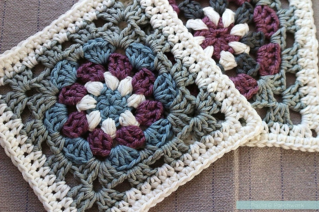 Lily Pad&amp;quot; Granny Square - Free Crochet Pattern &amp;amp; Tutorial in Free Printable Crochet Granny Square Patterns