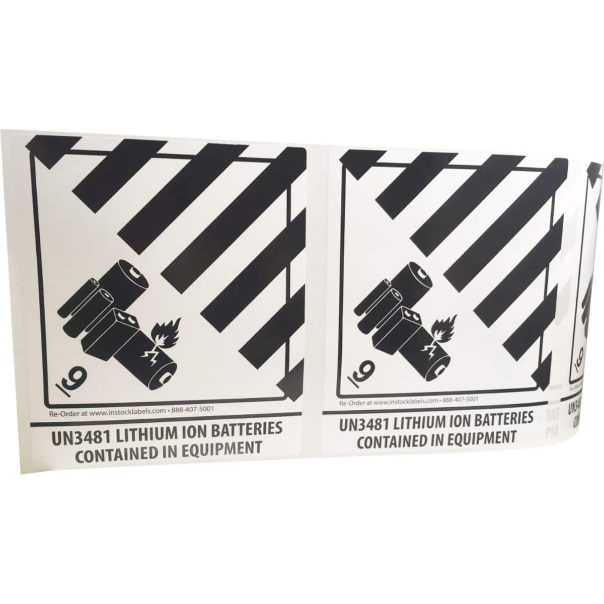 Lithium Ion Batteries Contained In Equipment Un3481 Class 9 within Fedex Free Printable Un3481 Label