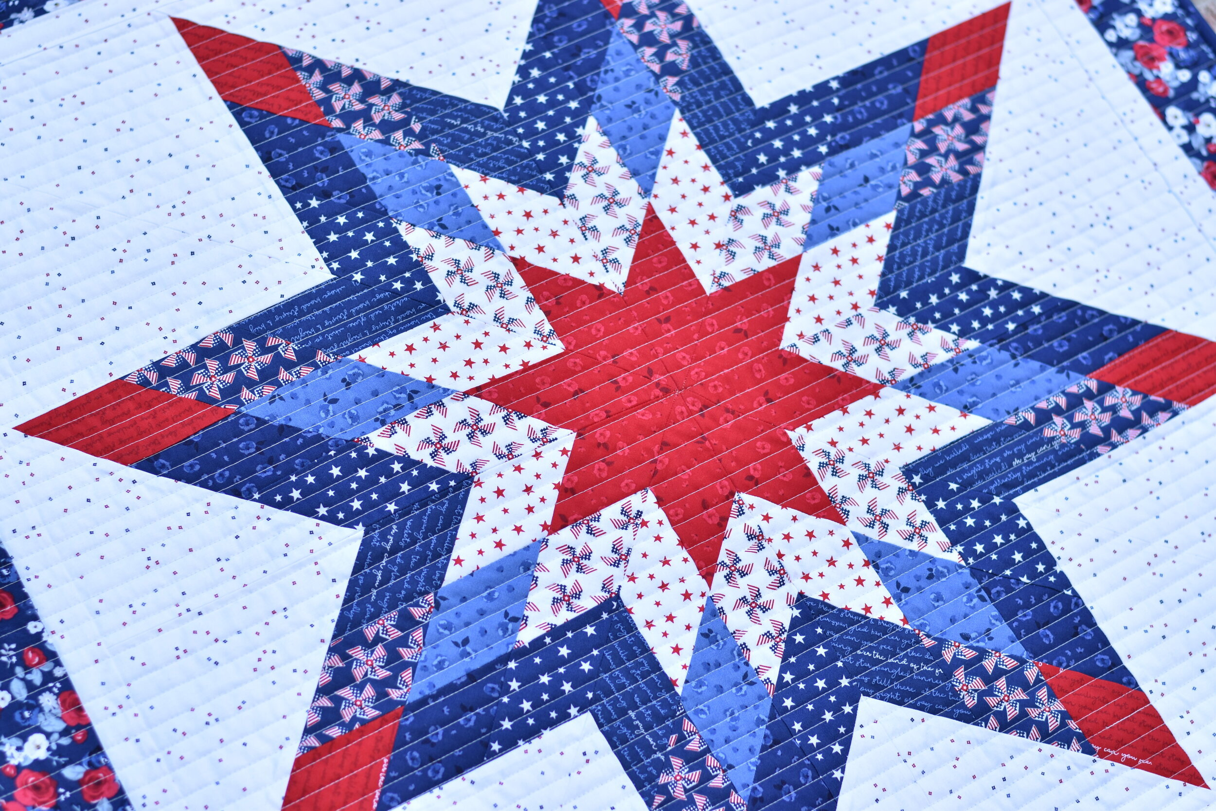 Lone Star Quilt Block Tutorial {Using 2 1/2&amp;quot; Strips And No Y-Seams within Free Printable Lone Star Quilt Pattern
