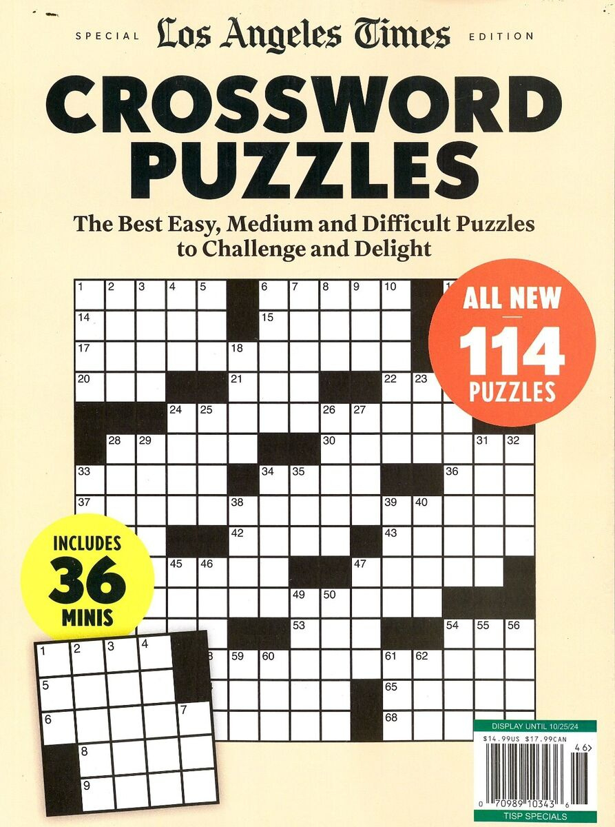 Los Angeles Times Crossword Puzzles Mag. - Special Edition 2024 with Los Angeles Times Crossword Puzzle For Today Printable