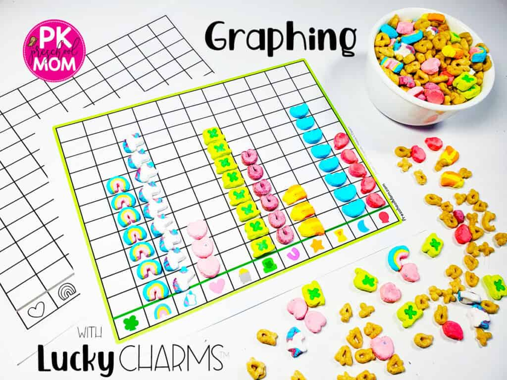 Lucky Charms Math Printables - Preschool Mom for Lucky Charms Graphing Printable Free