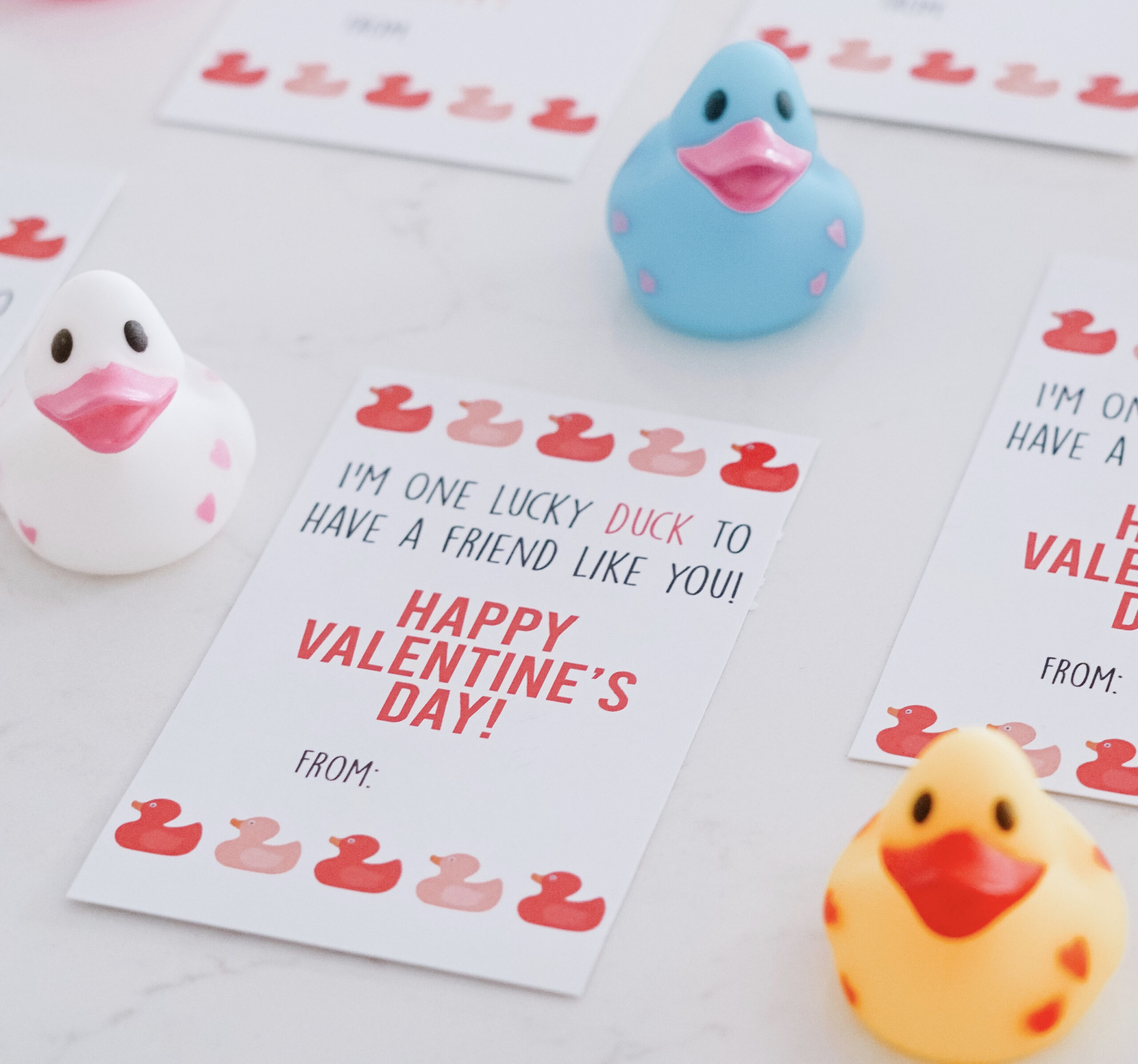 Lucky Duck Valentine&amp;#039;S Day Cards | regarding Free Lucky Duck Valentine Printable