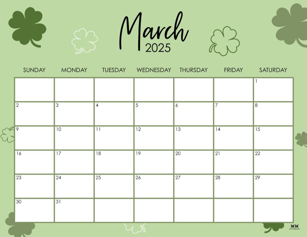 March 2025 Calendars - 107 Free Printables | Printabulls intended for March Printable Calendar 2025 Free