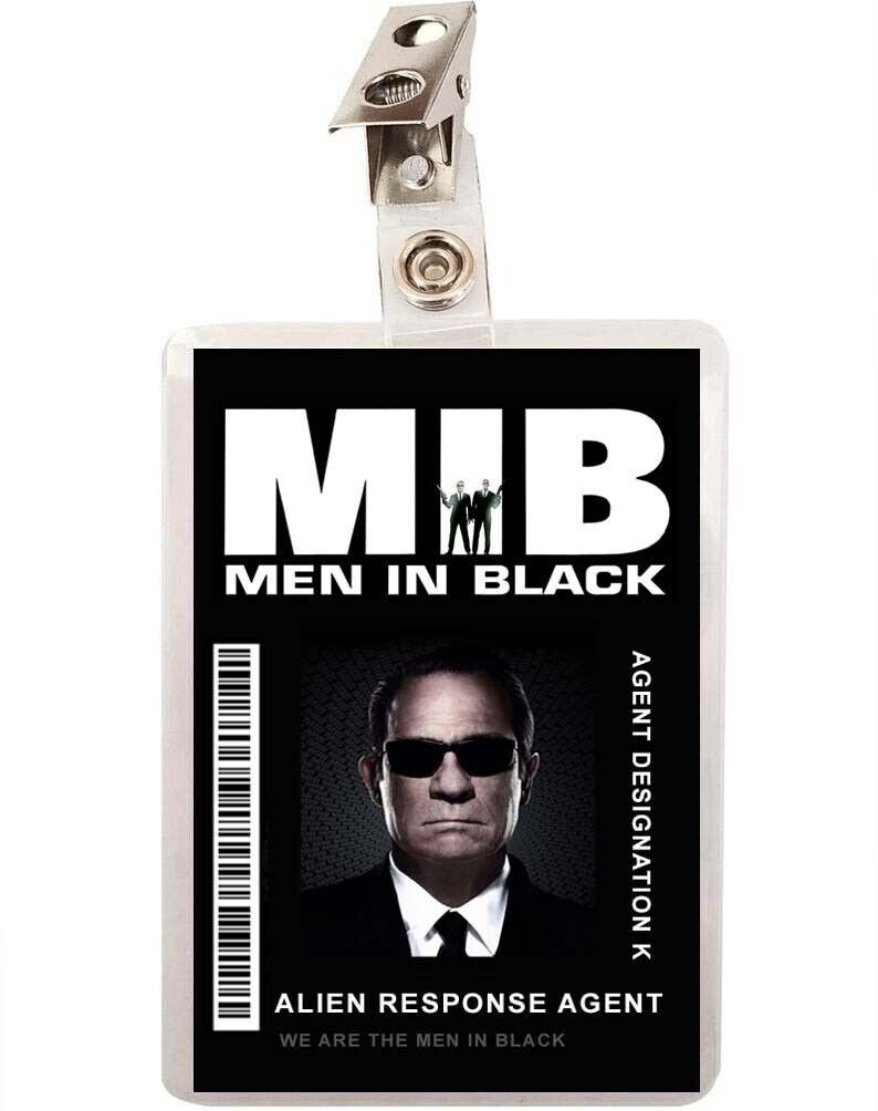 Mib Men In Black Agent K Id Badge intended for Badge Creator Free Printable Mib Badge Template