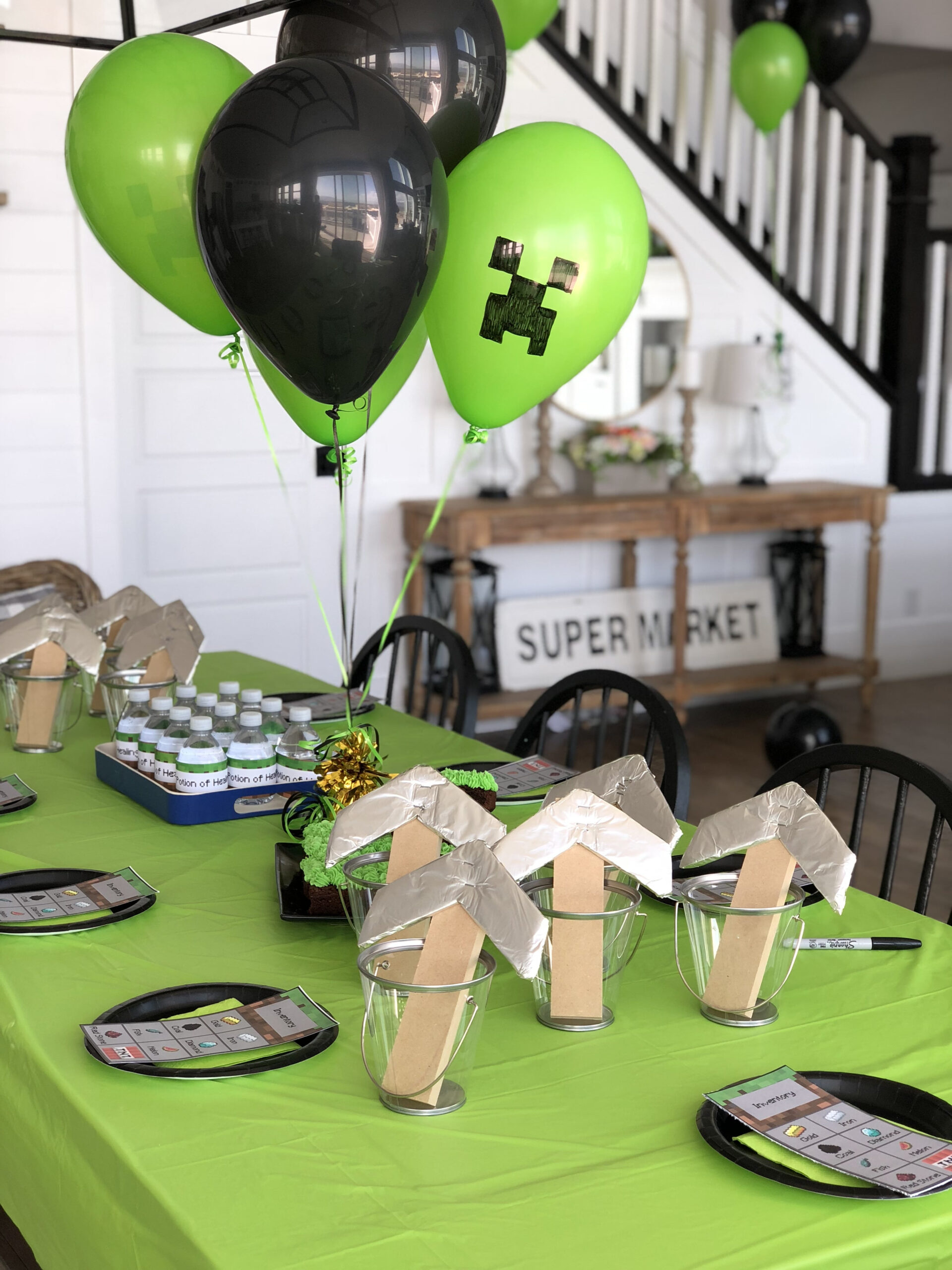 Minecraft Birthday Party With Free Printables - Honeybear Lane within Free Printable Minecraft Party