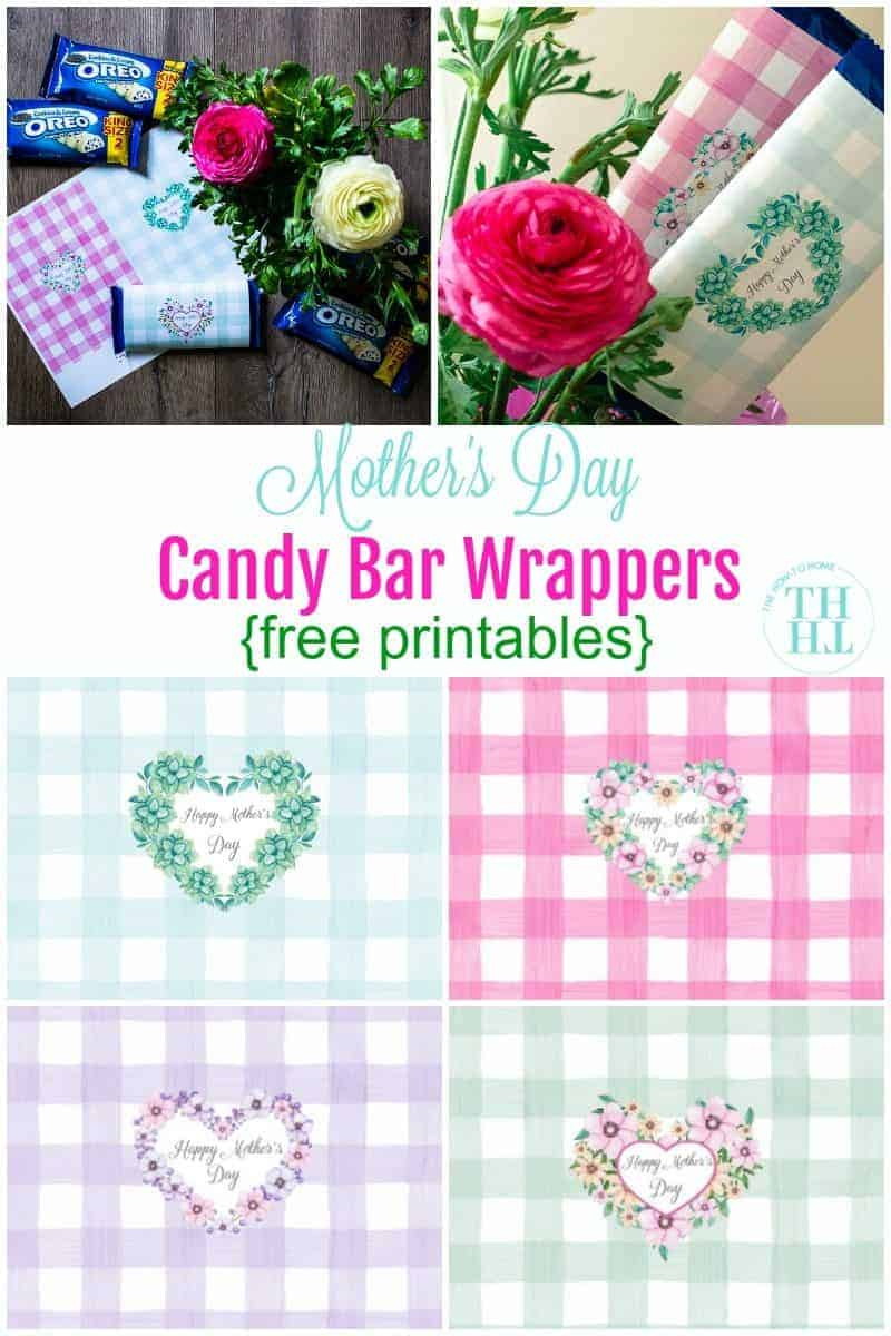 Mother&amp;#039;S Day Candy Bar Bouquet - The How-To Home intended for Free Printable Mother&amp;amp;#039;s Day Candy Bar Wrappers