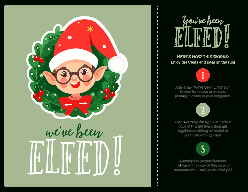 Must-Have Items For A Perfect “You&amp;#039;Ve Been Elfed” Basket {+ Free with regard to You&amp;#039;Ve Been Elfed Printable Free