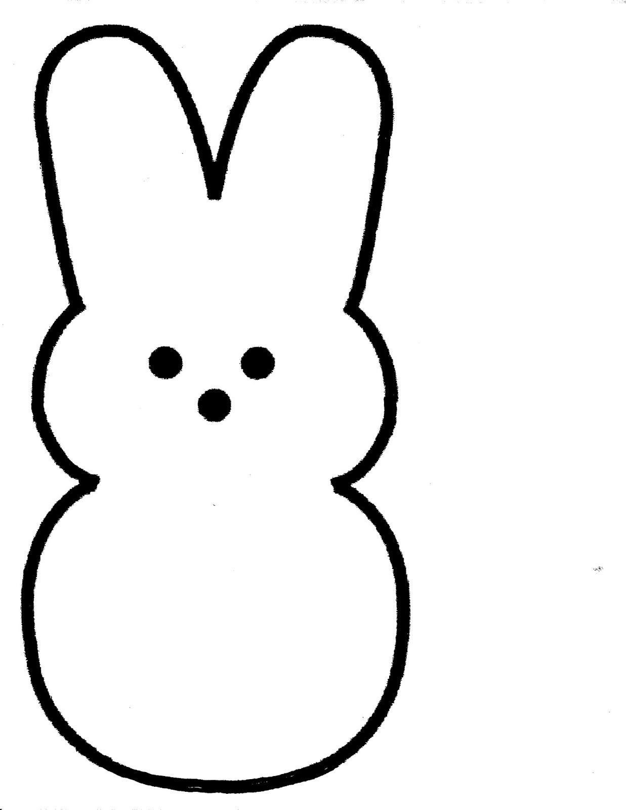 Nanny&amp;#039;S Nonsense: Easter Peeps Printable for Free Printable Peeps Template