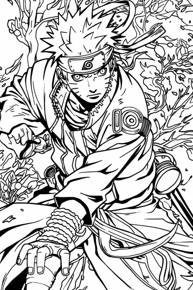 Naruto Coloring Pages — Free Printable Coloring Pages pertaining to Free Printable Naruto Coloring Pages For Adults