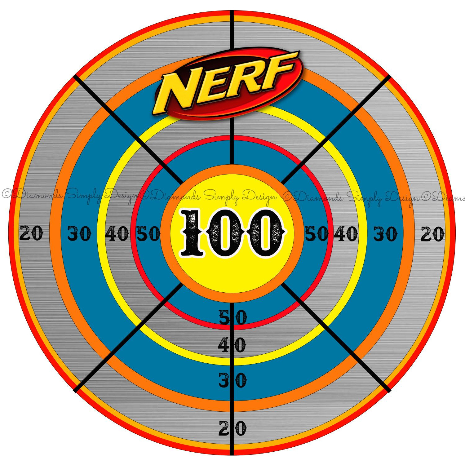 Nerf Target Hotsell Printable pertaining to Free Printable Nerf Gun Targets