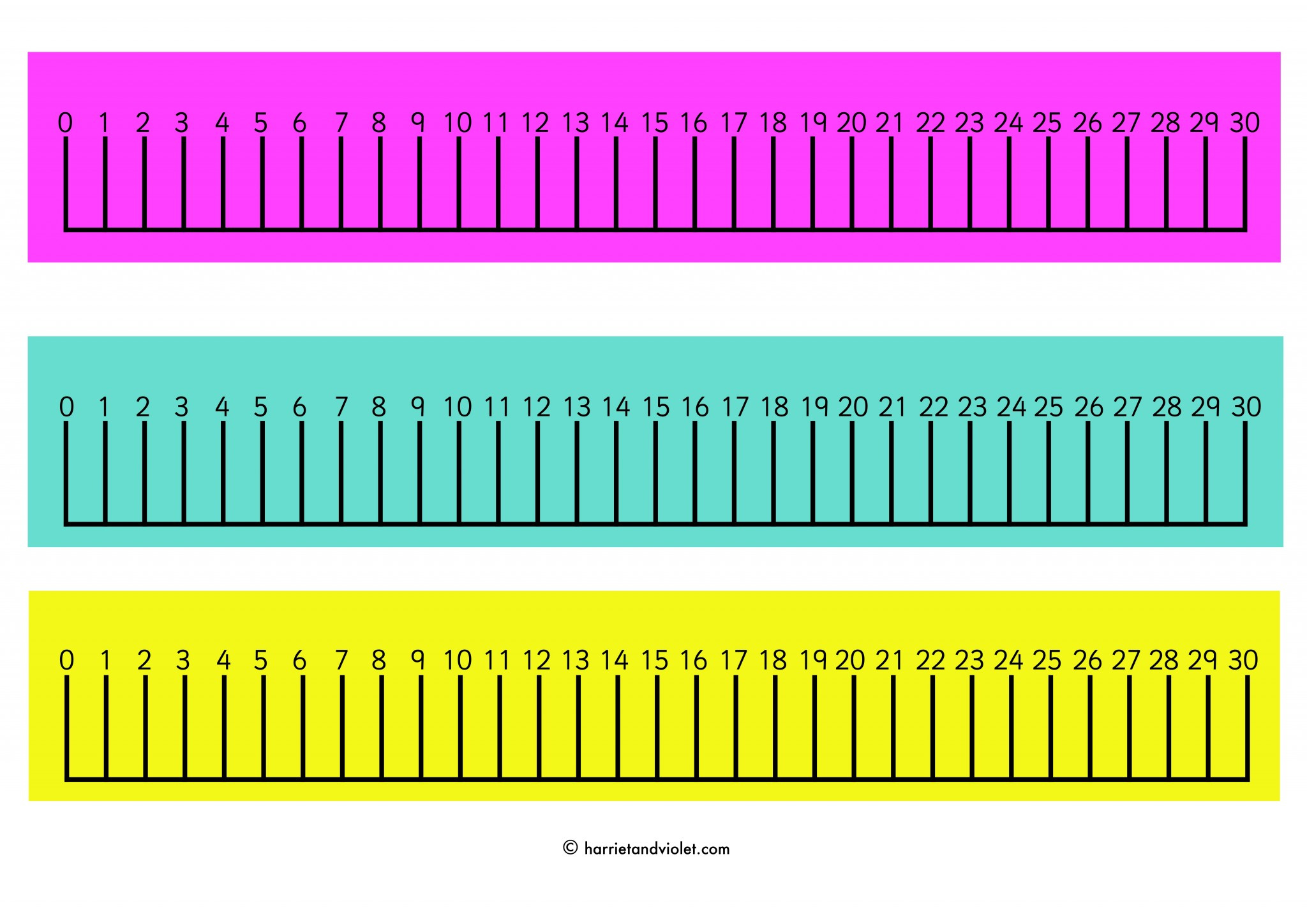 Number Line 0-30 - Printable Teaching Resources - Print Play Learn with Number Line to 30 Printable