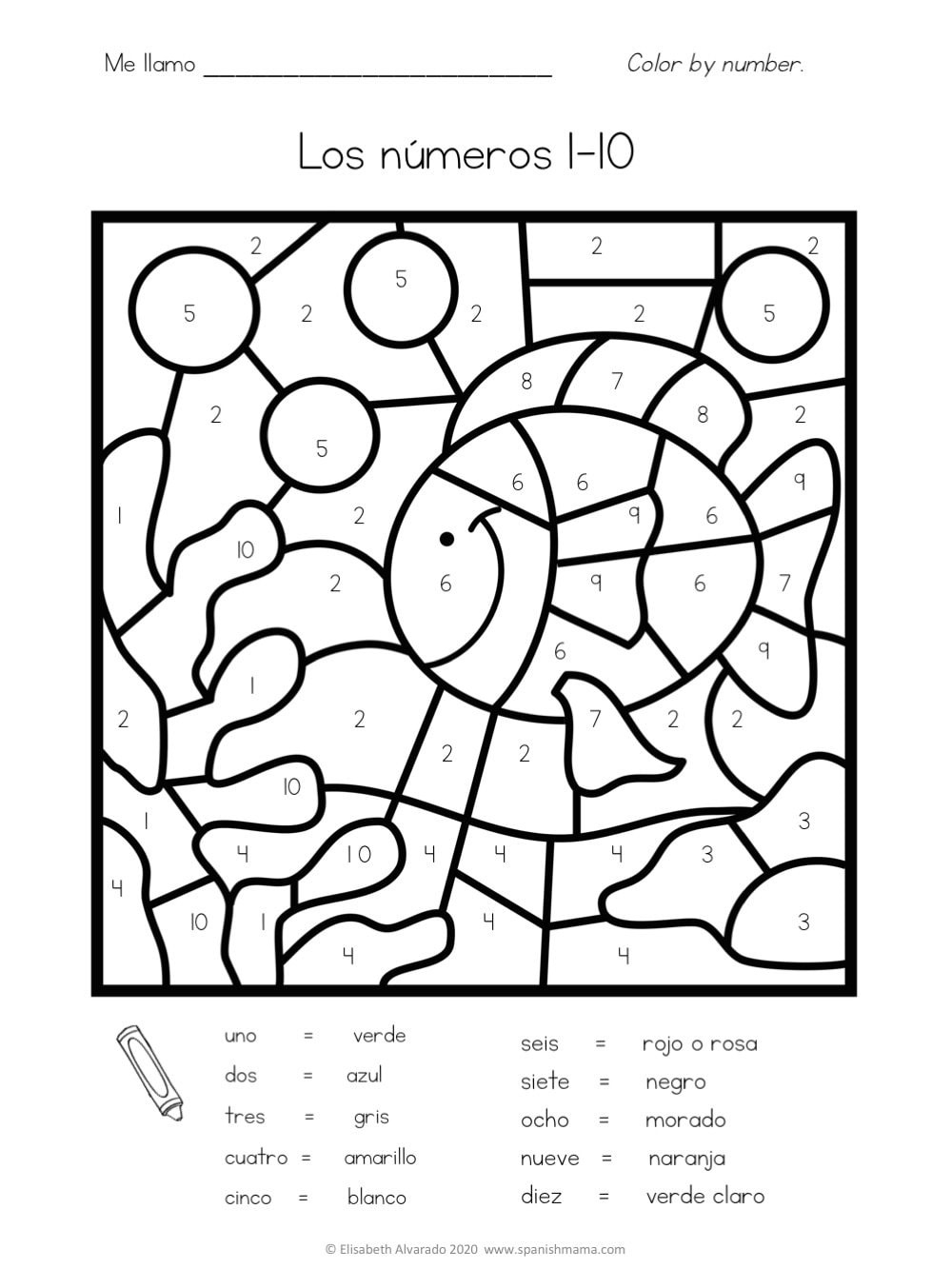 Numbers In Spanish Worksheets And How To Count 1-1000 in Printable Spanish Numbers 1-20 Worksheet