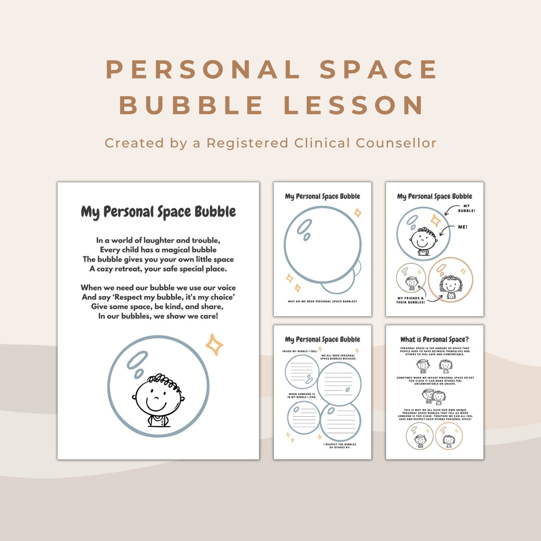 Personal Space Bubble Worksheets And Education For Teachers And with regard to Free Printable Personal Space Worksheets