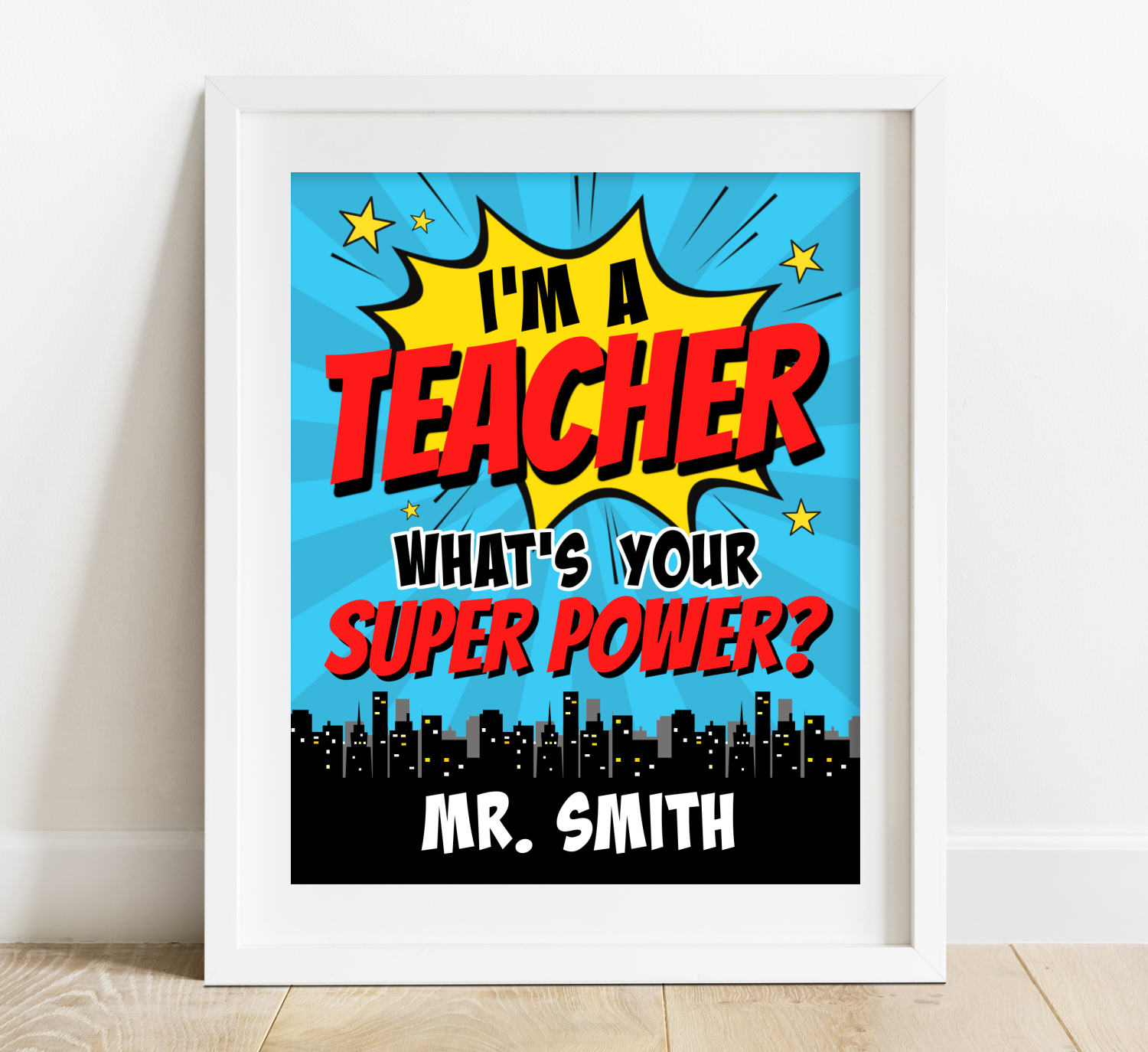 Personalized Superhero Teacher Printables - Kara Creates intended for Superhero Teacher Appreciation Free Printables