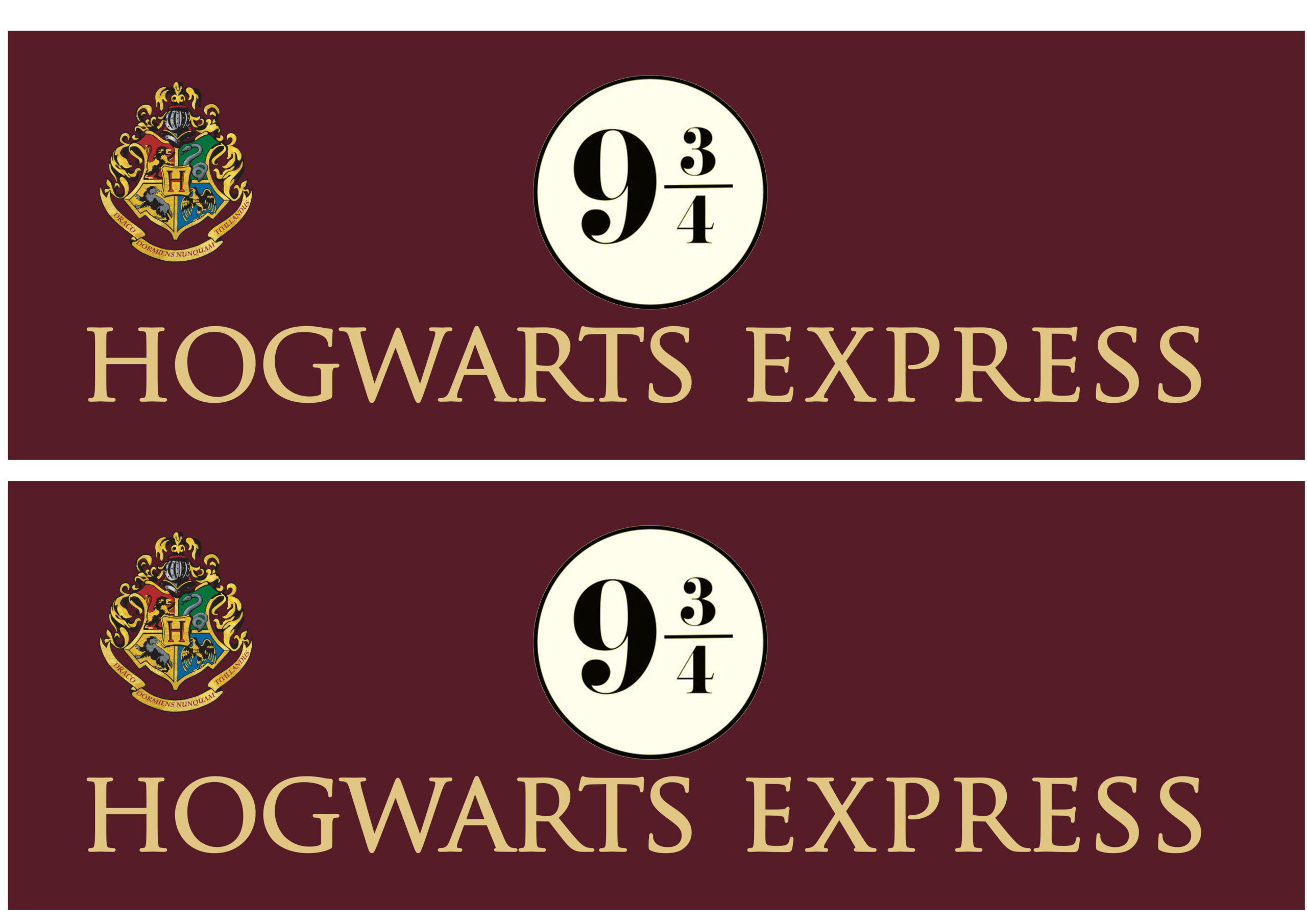 Pin Page for Hogwarts Express Printable Sign